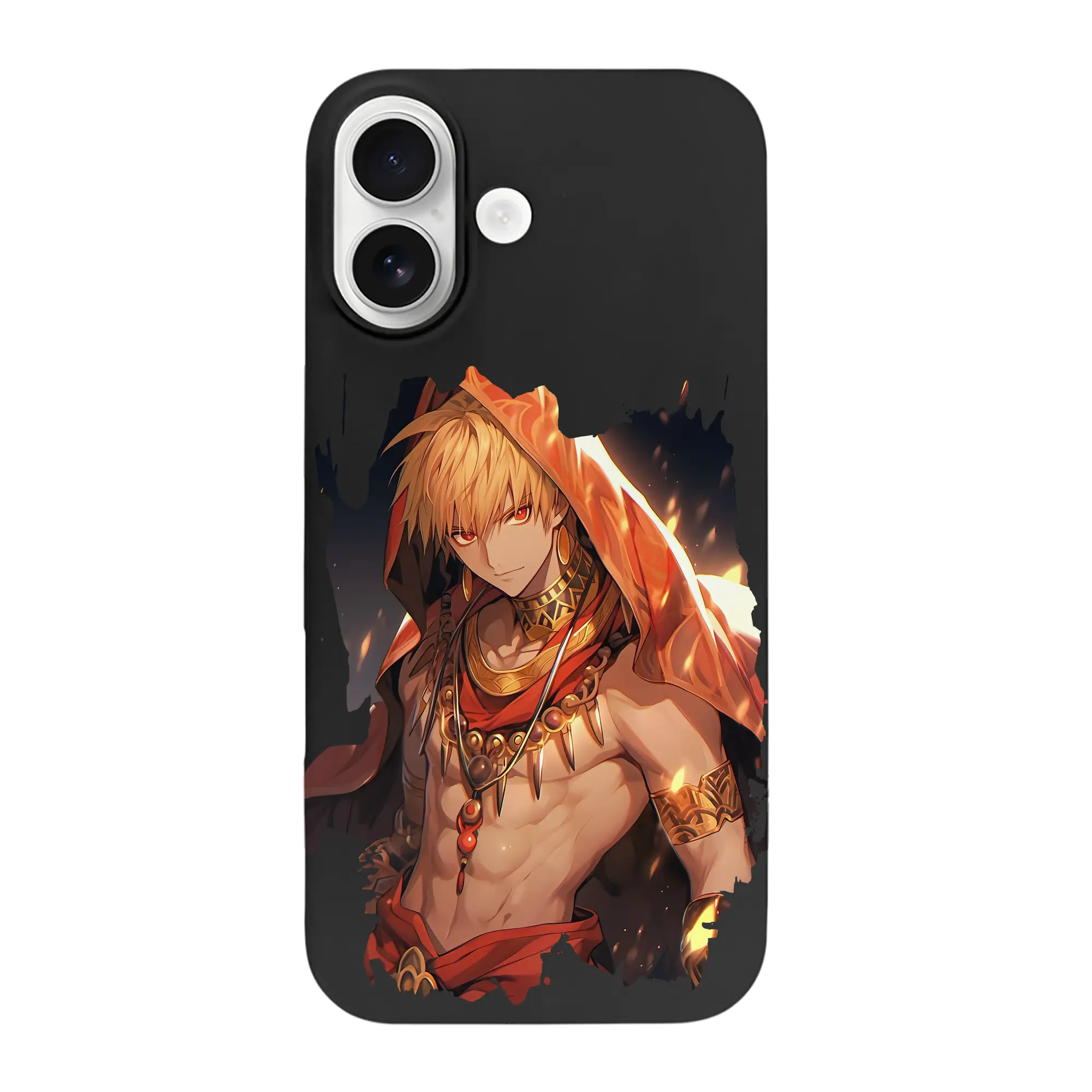 FGO グッズ,ギルガメッシュ - iPhone 17 シリーズ シリコンケース 薄型 耐衝撃 指紋防止 ソフトタッチカバー 精密フィット 傷防止 保護ケース iPhone 17/17 Air/17 Pro/17 Pro Max 対応